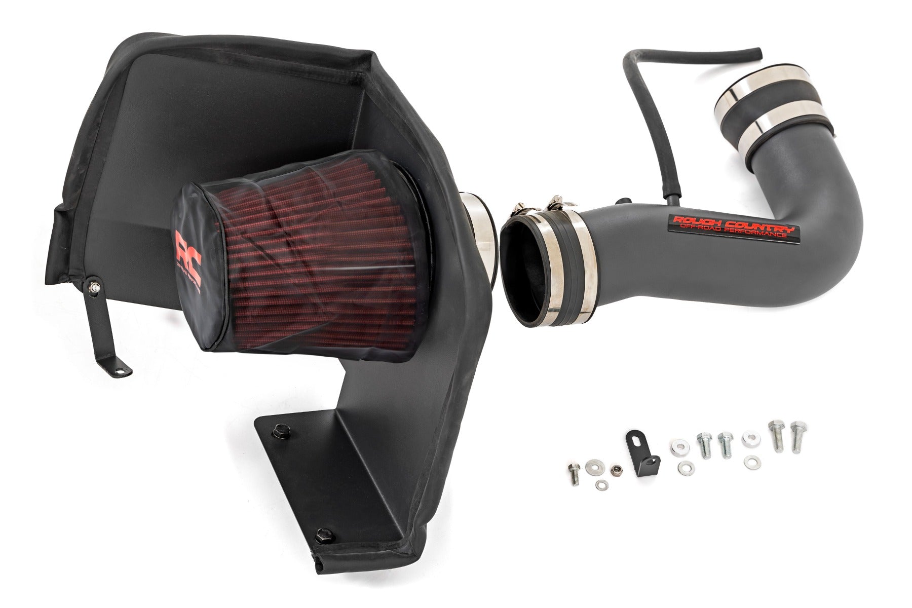 4.8L/5.3L/6.0L Cold Air Intake Kit Chevy Silverado 1500 (07-08) With Pre-Filter Bag Rough Country