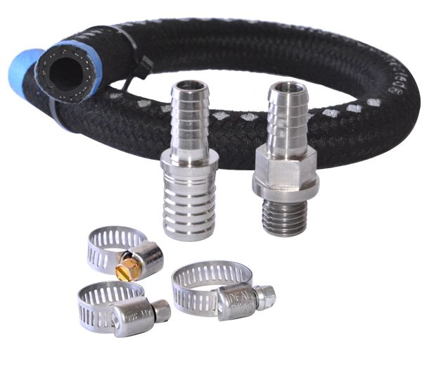 Cp3 Pump Fuel Feed Line Kit 1/2 Inch With Fitting GM 01-10