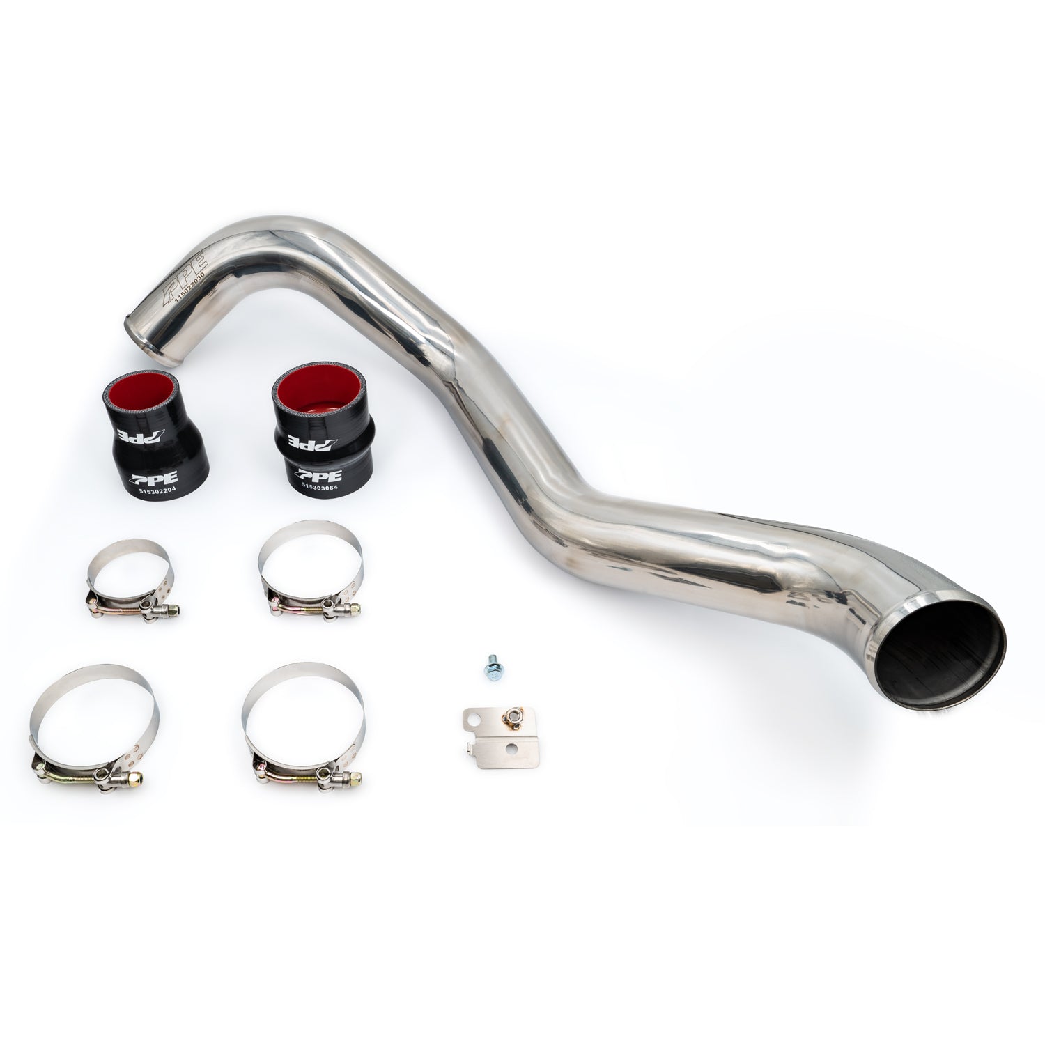 2004-2010 GM 6.6L Duramax Hot Side Intercooler Charge Pipe 3.0 Inch Stainless Steel Raw PPE Diesel
