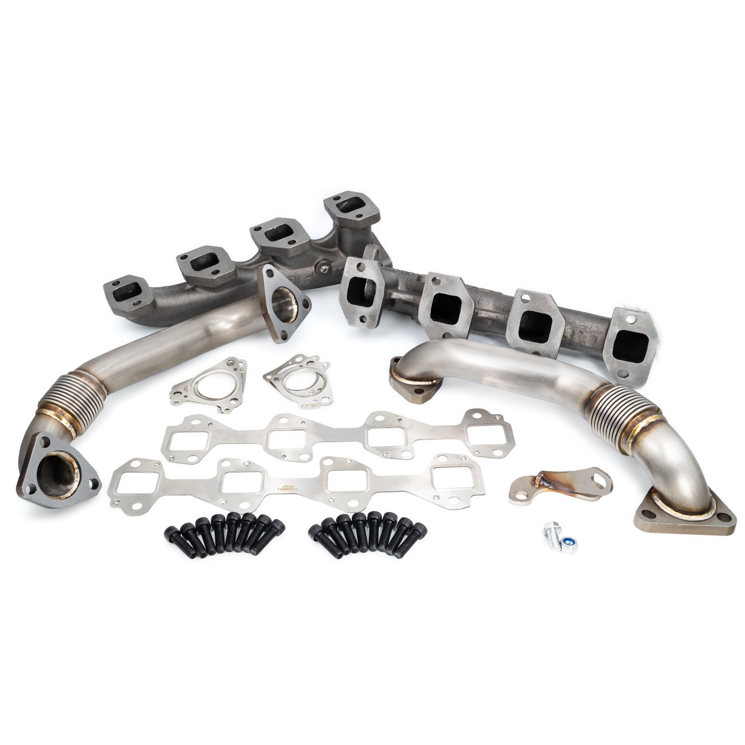 GM 6.6L Duramax High-Flow Exhaust Manifolds and Up-Pipes Kits 2001-2004