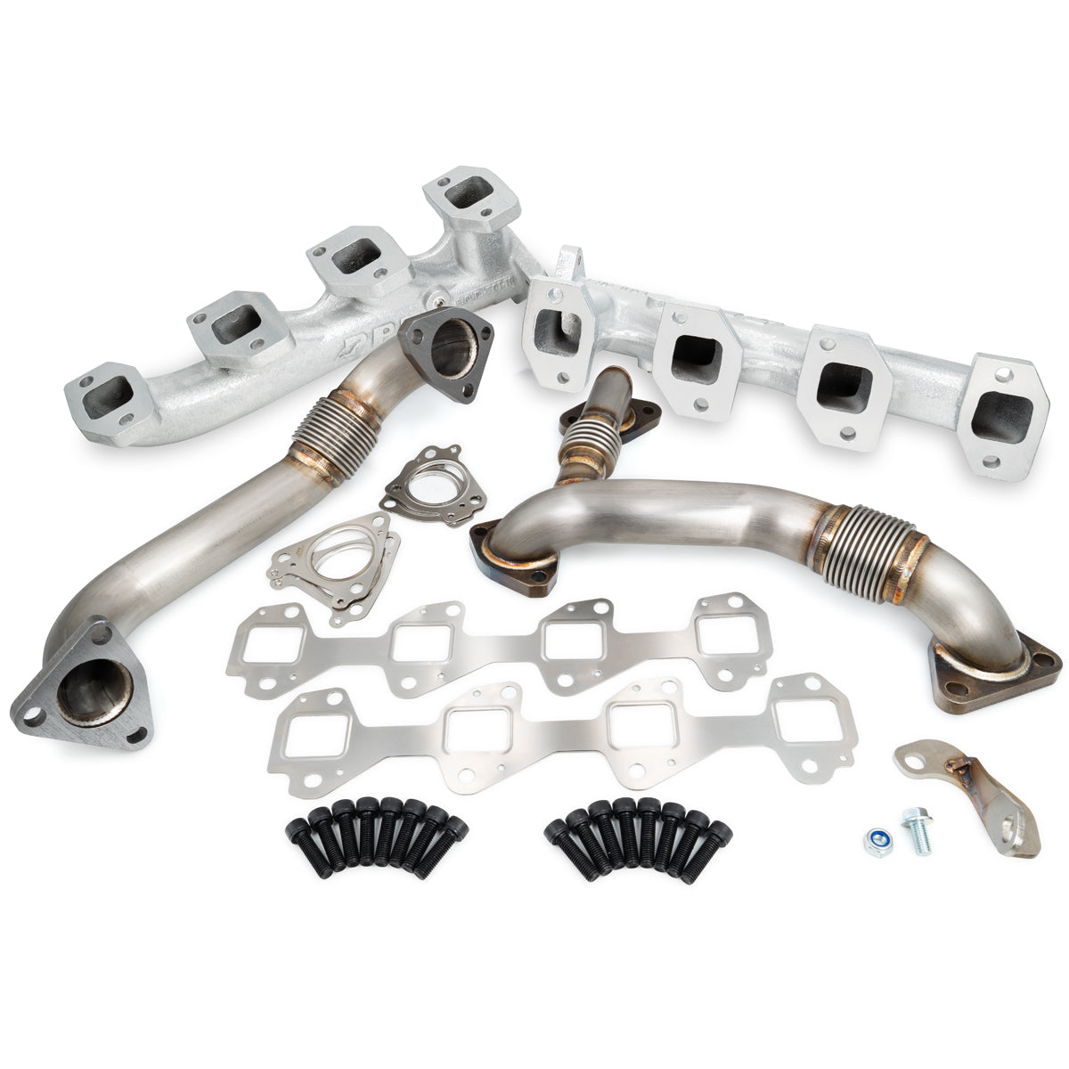 Manifolds and Up-Pipes GM 2002-2004 CA Y Pipe LB7 - Silver