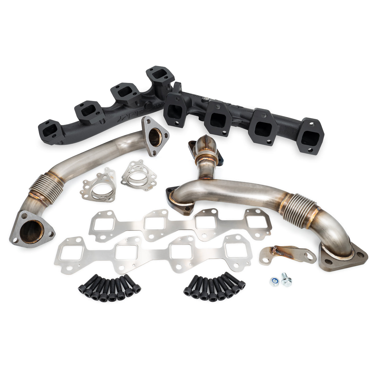 Manifolds and Up-Pipes GM 2007.5-2010 Y Pipe LMM - Black