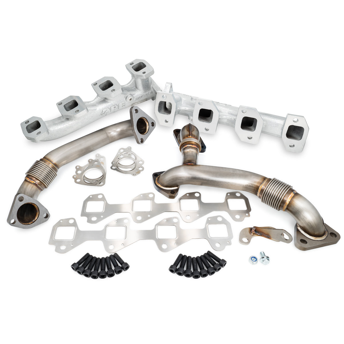 Manifolds and Up-Pipes GM 2007.5-2010 Y Pipe LMM - Silver