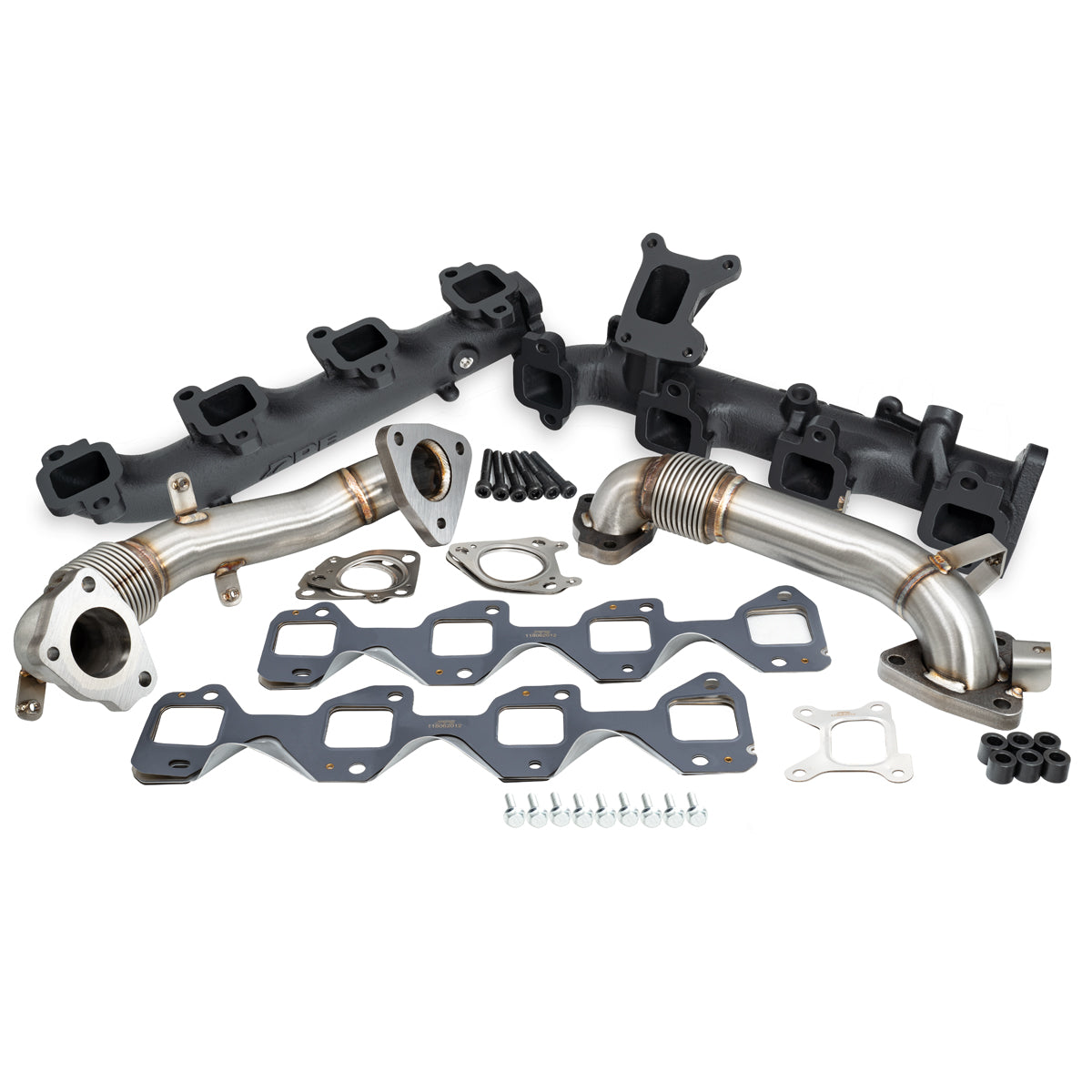 Manifolds and Up-Pipes GM 2017+ L5P - Black