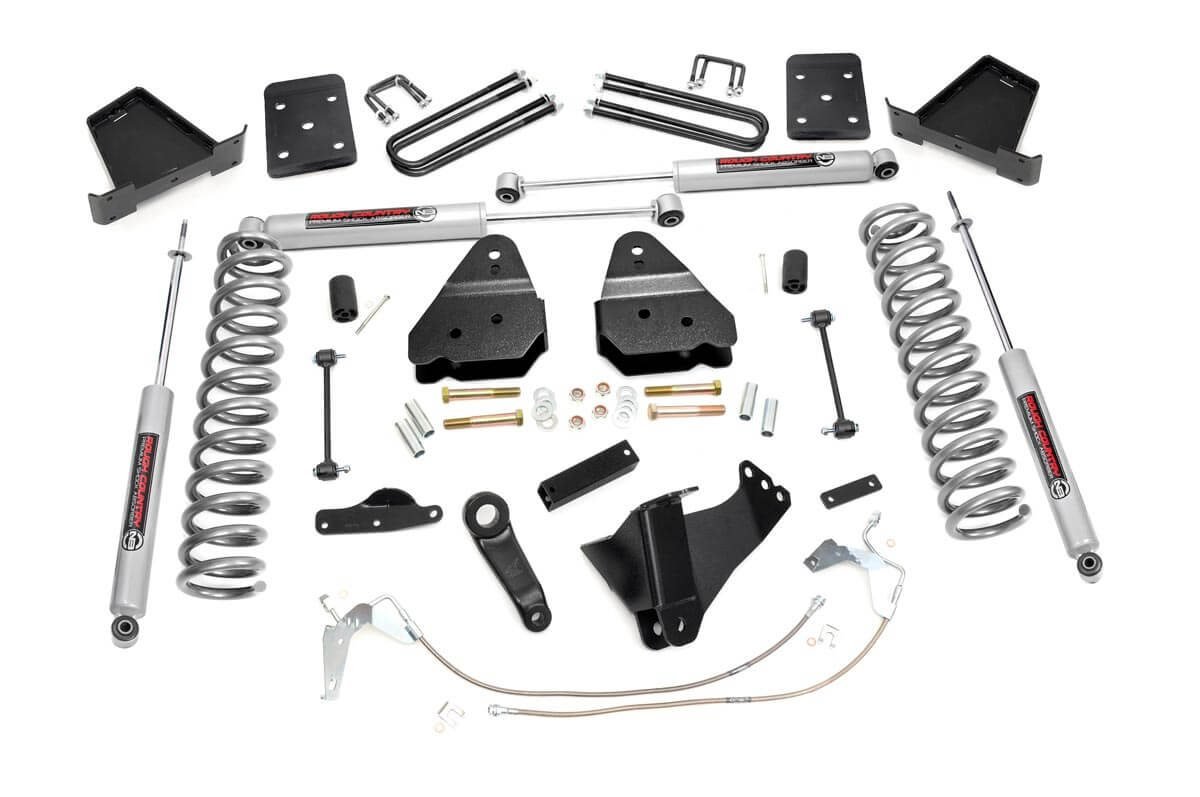 4.5 Inch Suspension Lift Kit w/N3 Shocks 08-10 F-250/350 4WD Rough Country
