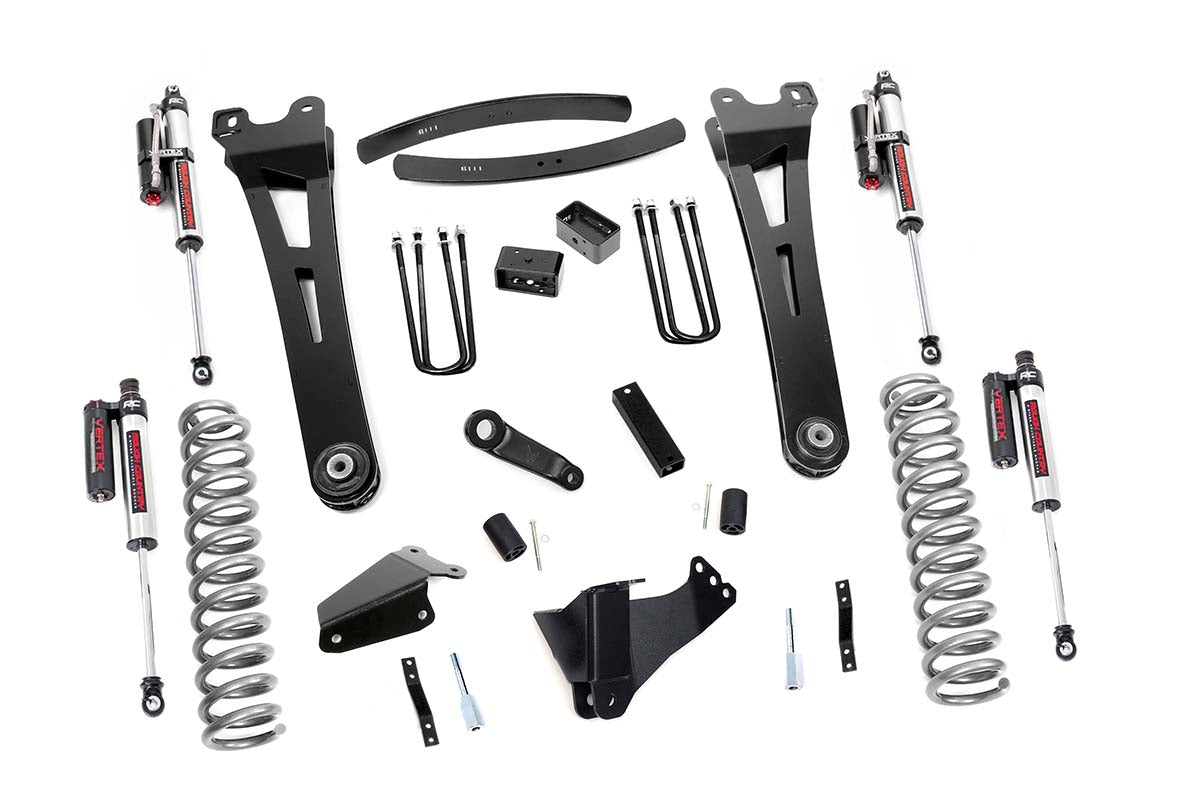 6 Inch Suspension Lift Kit Radius Arms w/Vertex Shocks 05-07 F-250/350 4WD Diesel Rough Country