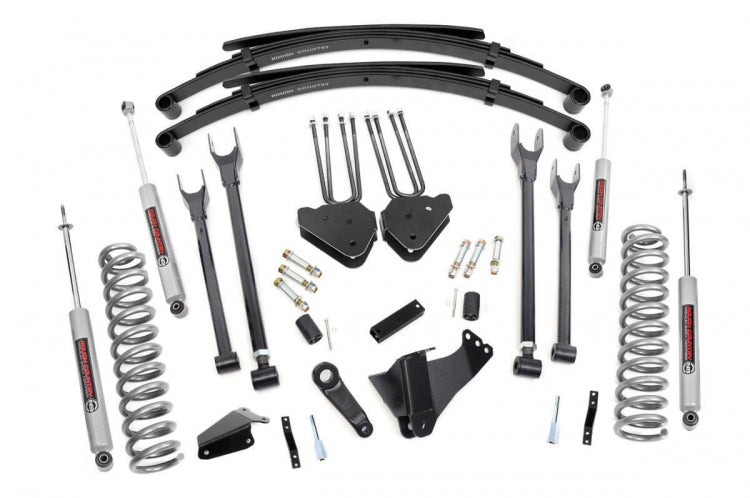 6 Inch Ford 4-Link Suspension Lift System Gas 05-07 F-250/F-350 Super Duty Rough Country