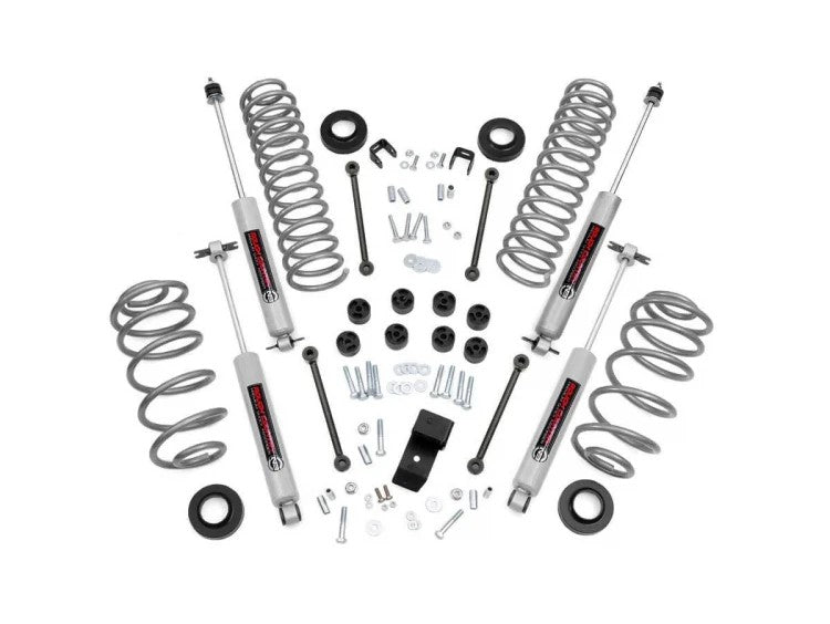 3.25 Inch Jeep Suspension Lift Kit 4 Cyl 04-06 Wrangler TJ Unlimited Rough Country