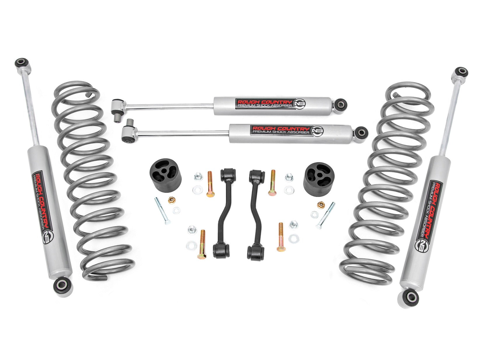 2.5 Inch Jeep Suspension Lift Kit Springs For 20-21 JT Gladiator Rough Country