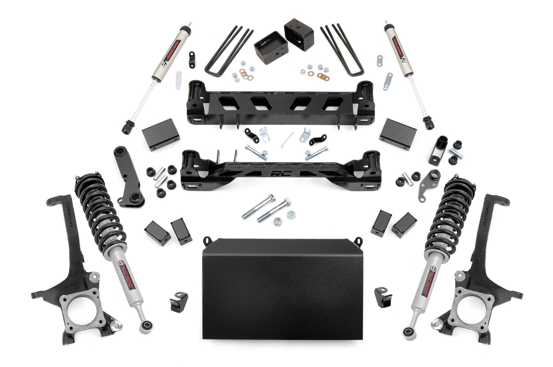 4.0 Inch Toyota Suspension Lift Kit w/ N3 Struts and V2 Shocks For 16-20 Tundra 4WD Rough Country