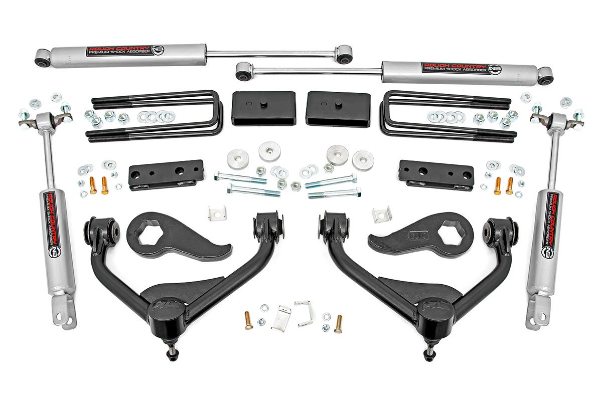 3 Inch GM Bolt-On Suspension Lift Kit 20 2500HD Rough Country
