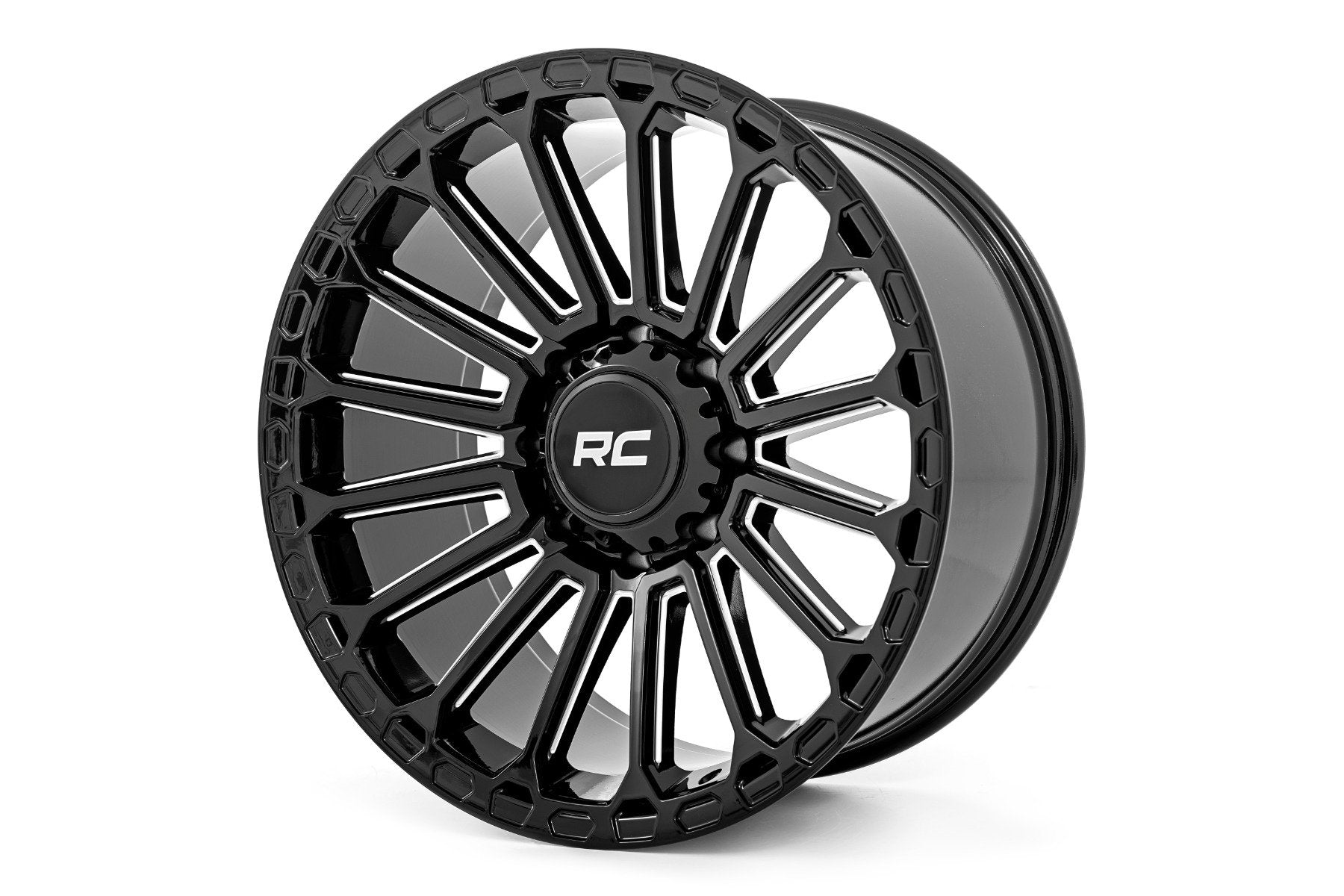 97 Series Wheel One-Piece Gloss Black 17x9 6x5.5 -12mm Rough Country