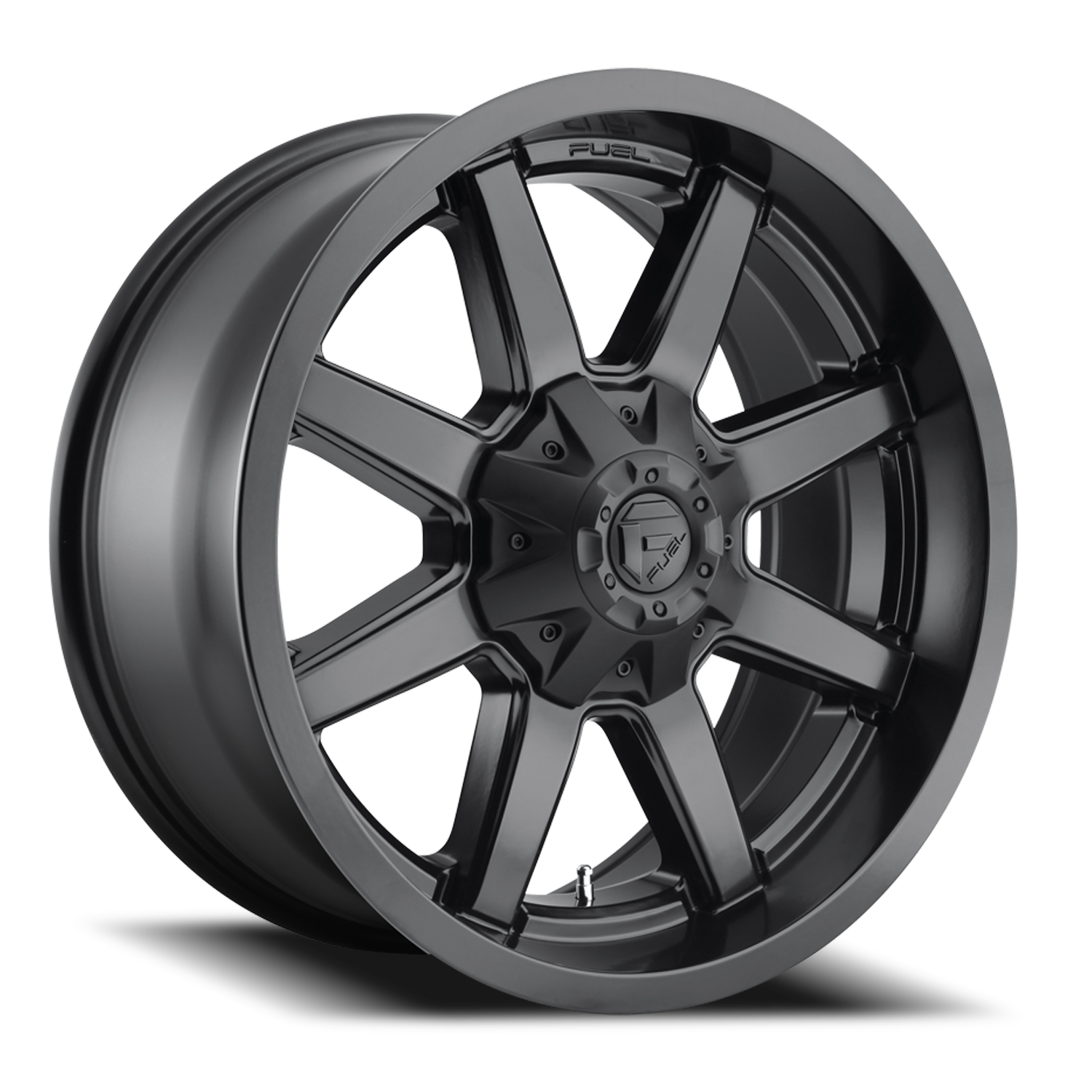 Aluminum Wheels 18X9 Maverick D436 8 On 170 Satin Black 125.1 Bore 1 Offset 8 Spoke Fuel Off Road Wheels