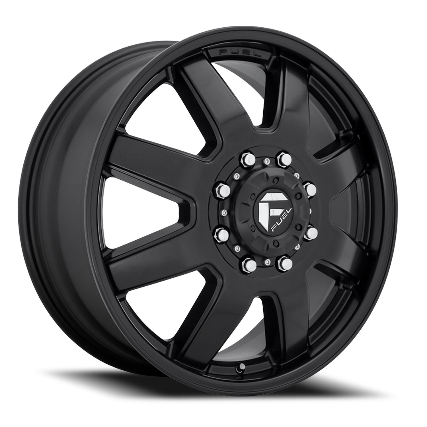 Dually Wheels 20X8.3 Maverick Dually D436 8 On 165.1 Matte Black 121.5 Bore 122 Offset 7 Spoke Front Dually Fuel Off Road Wheels