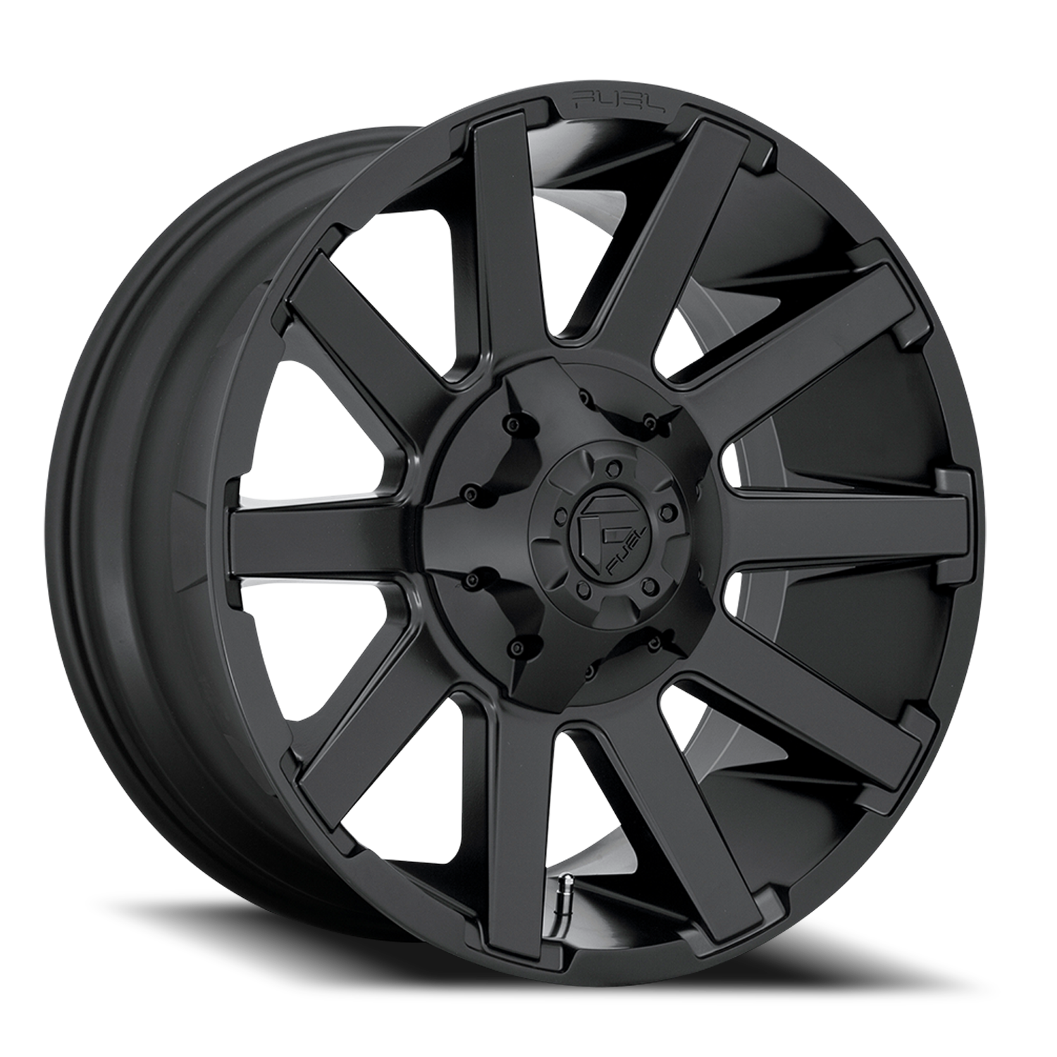 Aluminum Wheels 20X10 Contra D437 8 On 170 Matte Black 125.1 Bore -18 Offset 8 Spoke Fuel Off Road Wheels