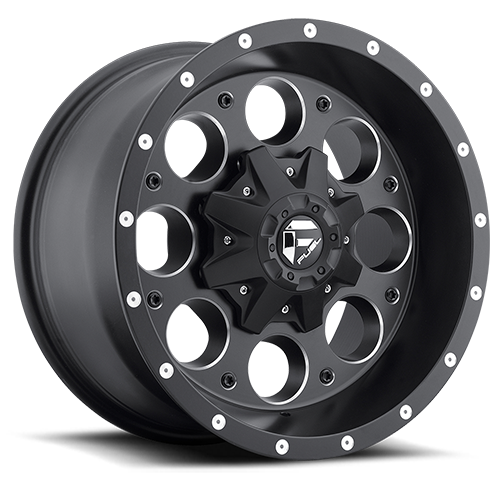 Aluminum Wheels 15X8 Revolver D525 5 On 114.3/5 On 120.7 Matte Black/Milled 78.1 Bore -18 Offset Fuel Off Road Wheels