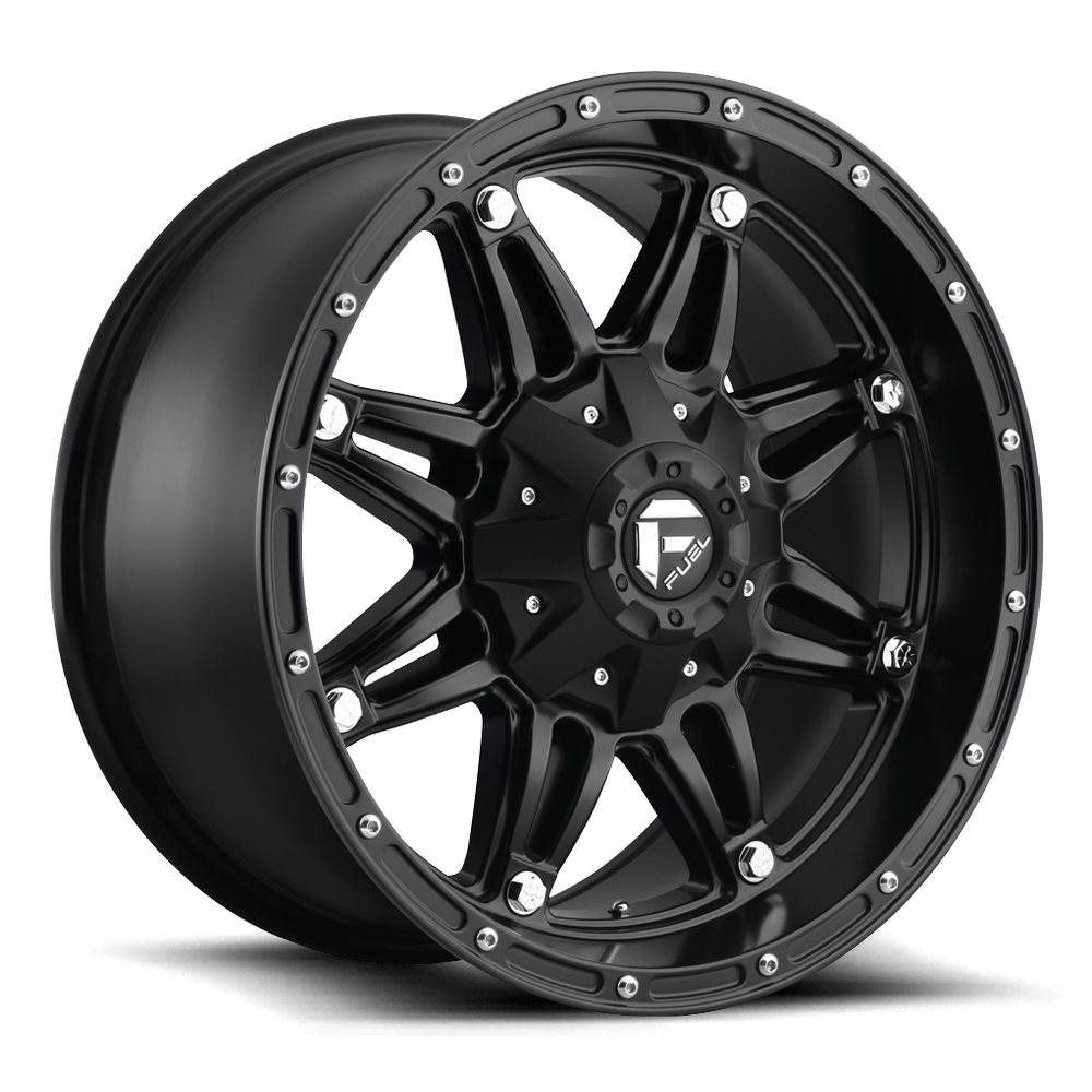 Aluminum Wheels 17X8.5 Hostage D531 5 On 114.3/5 On 127 Matte Black 78.1 Bore 14 Offset Fuel Off Road Wheels