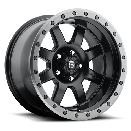 Aluminum Wheels 17X8.5 Trophy D551 5 On 127 Matte Black 78.1 Bore 6 Offset Fuel Off Road Wheels