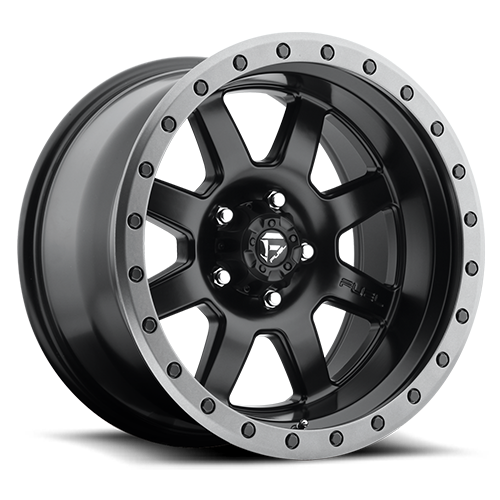 Aluminum Wheels 17X8.5 Trophy D551 6 On 139.7 Matte Black 108 Bore 6 Offset Fuel Off Road Wheels