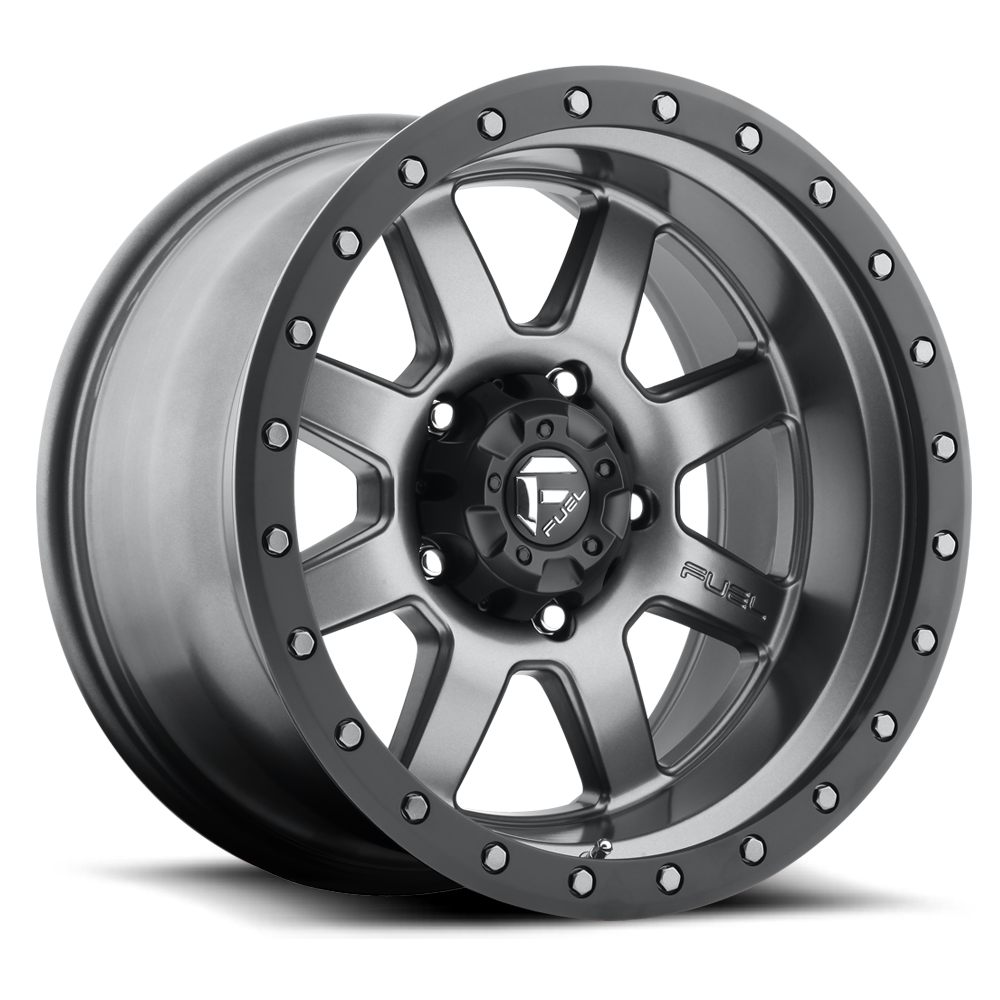 Aluminum Wheels 17X8.5 Trophy D552 5 On 127 Anthracite Gray 78.1 Bore -6 Offset Fuel Off Road Wheels