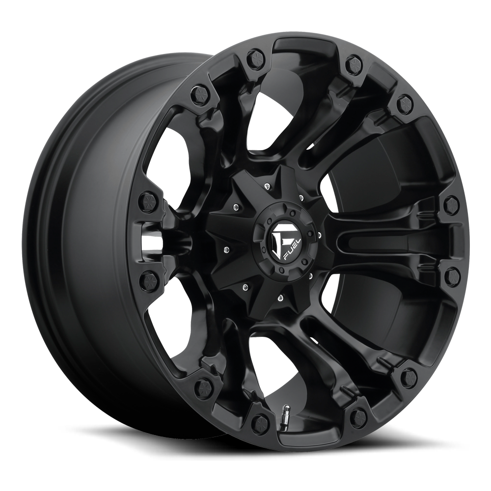 Aluminum Wheels 17X10 Vapor D560 5 On 114.3/5 On 127 Matte Black 78.1 Bore -18 Offset Fuel Off Road Wheels