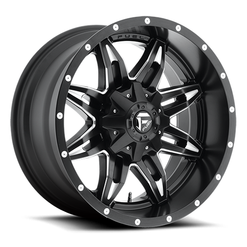 Aluminum Wheels 15X10 Lethal D567 5 On 114.3/5 On 120.7 Matte Black/Milled 72.6 Bore -43 Offset Fuel Off Road Wheels