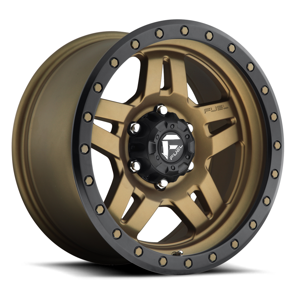 Aluminum Wheels 18X9 Anza D583 8 On 170 Bronze 125.1 Bore 1 Offset 5 Spoke Fuel Off Road Wheels