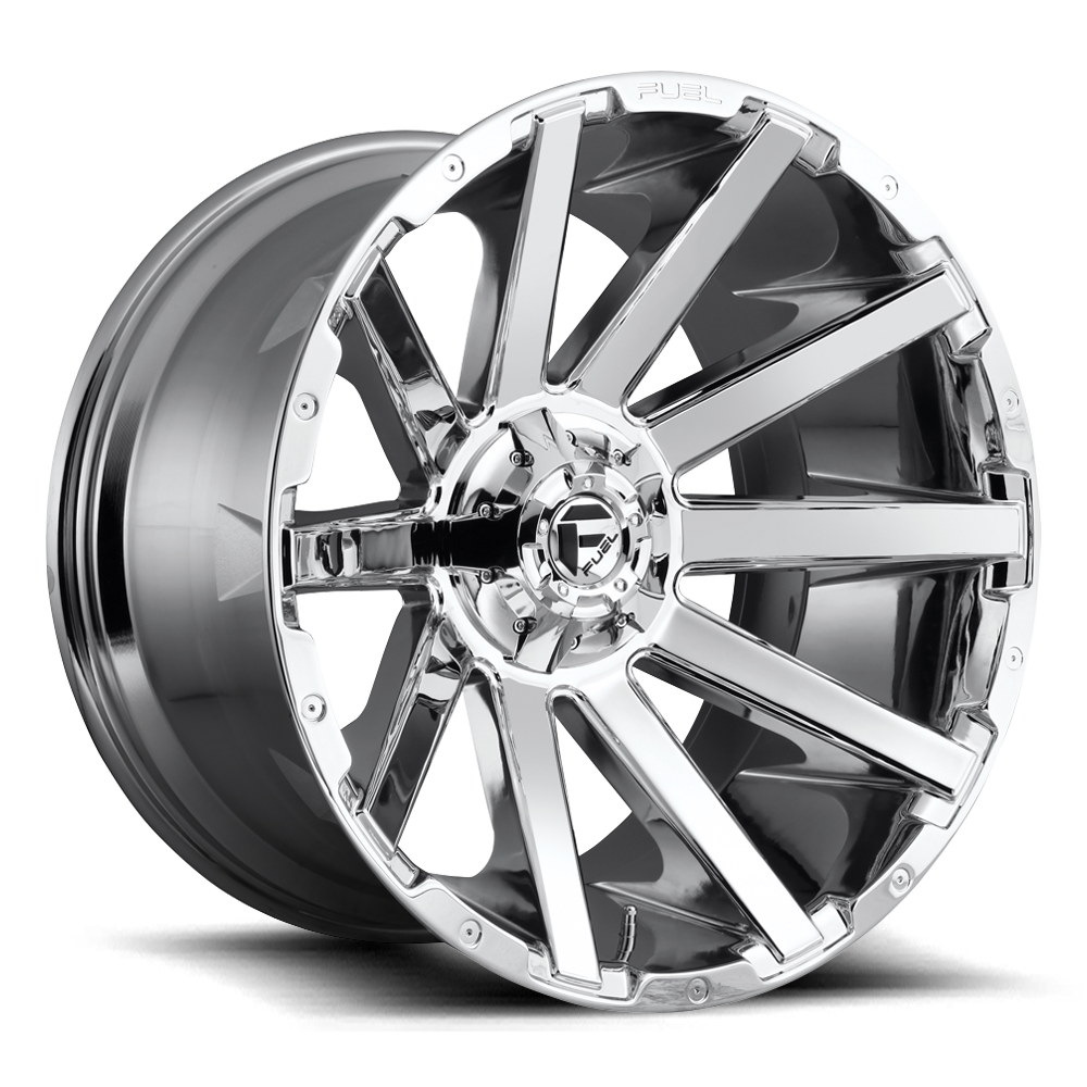 Aluminum Wheels 20X10 Contra D614 8 On 170 Chrome 125.1 Bore -18 Offset Multi Spoke Fuel Off Road Wheels