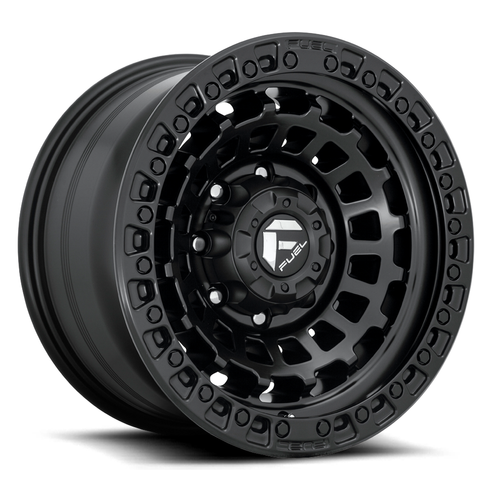 Aluminum Wheels 17X9 Zephyr D633 8 On 170 Matte Black 125.1 Bore 1 Offset Fuel Off Road Wheels