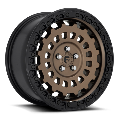 Aluminum Wheels 17X9 Zephyr D634 5 On 127 Matte Bronze W/Black Bead Ring 71.5 Bore 1 Offset Fuel Off Road Wheels