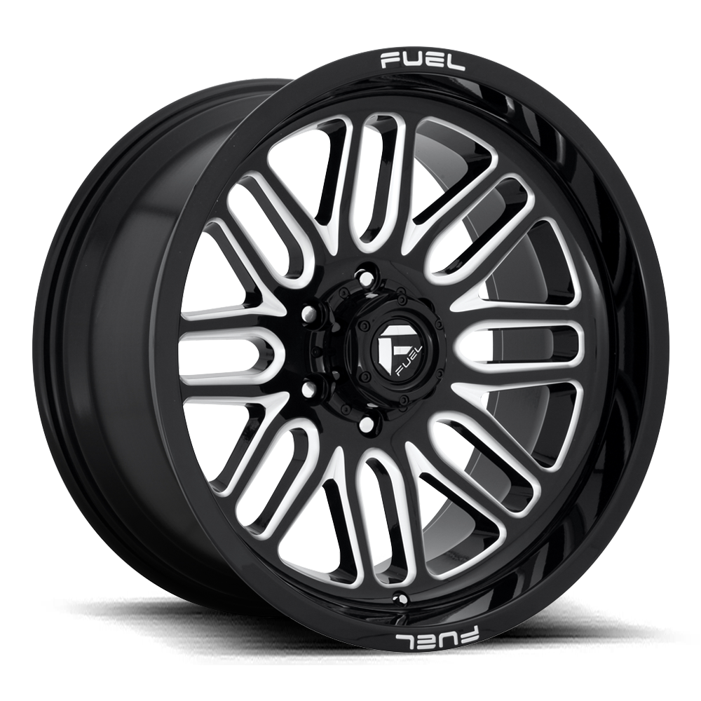 Aluminum Wheels 20X10 Ignite D662 8 On 180 Gloss Black Milled 124.3 Bore -18 Offset Fuel Off Road Wheels