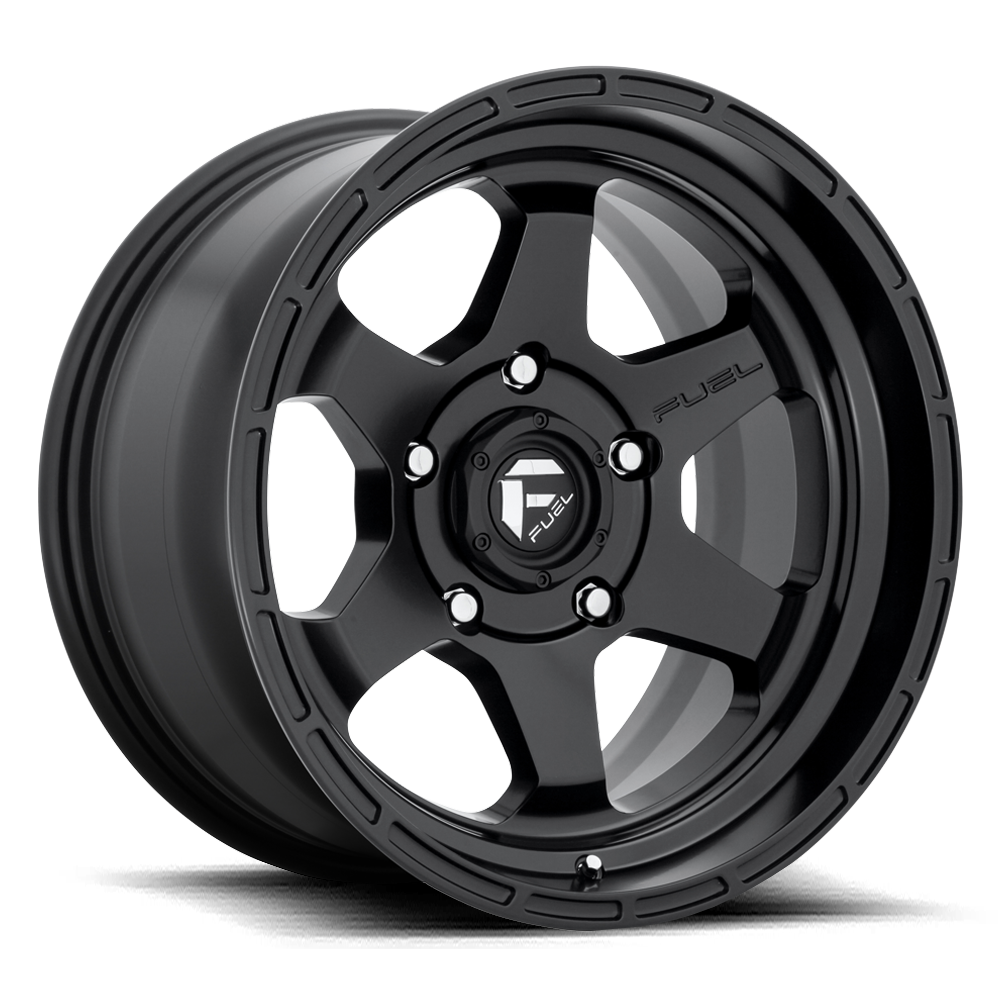 Aluminum Wheels 17X10 Shok D664 5 On 127 Matte Black 71.5 Bore -18 Offset Fuel Off Road Wheels