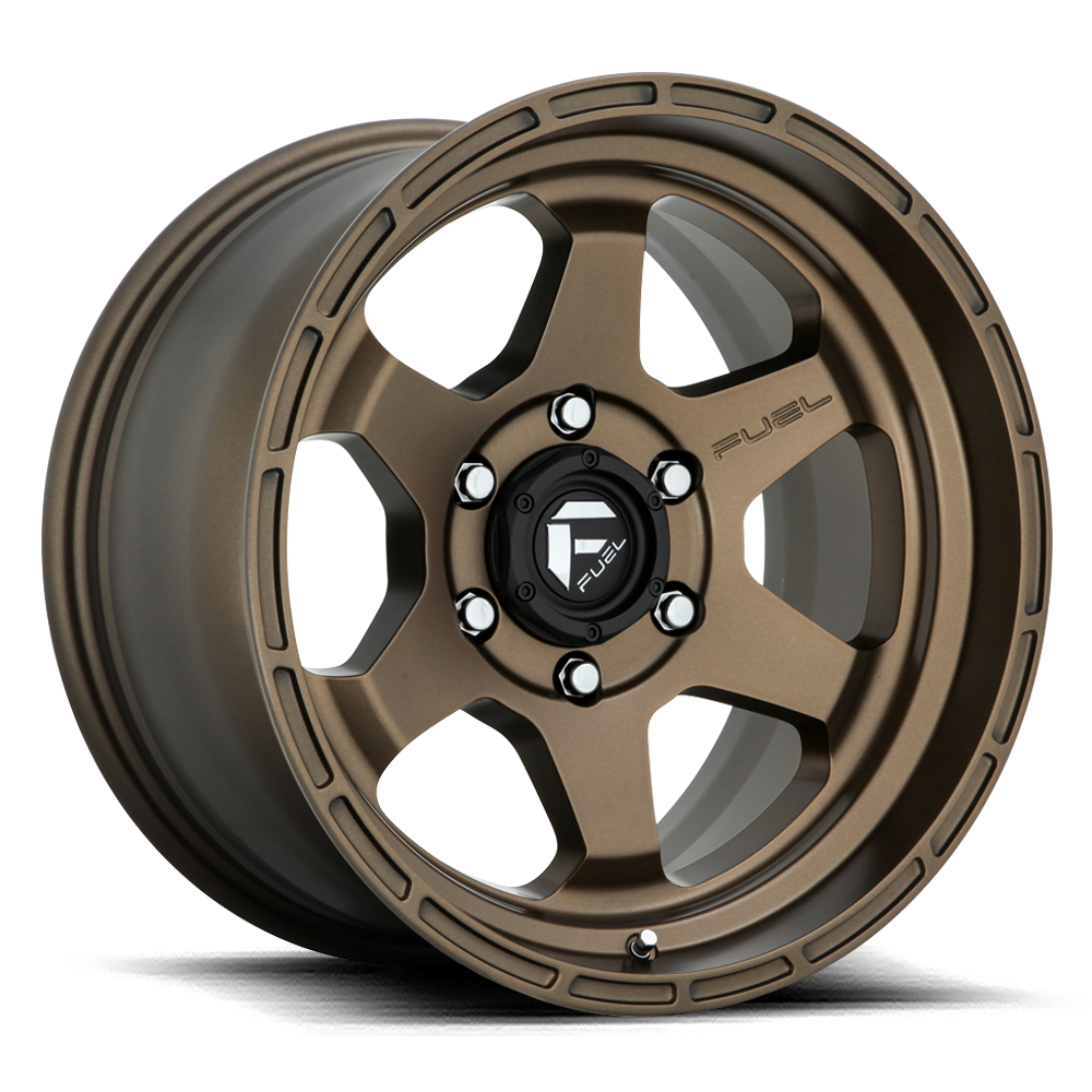 Aluminum Wheels 17X9 Shok D666 5 On 150 Matte Bronze 110.1 Bore 1 Offset Fuel Off Road Wheels