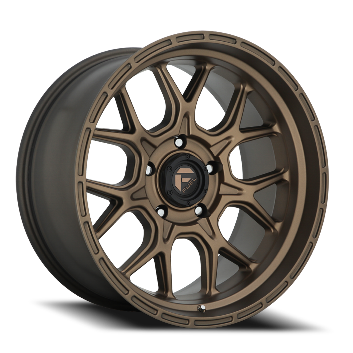 Aluminum Wheels 17X9 Tech D671 5 On 127 Matte Bronze 71.5 Bore 1 Offset Fuel Off Road Wheels