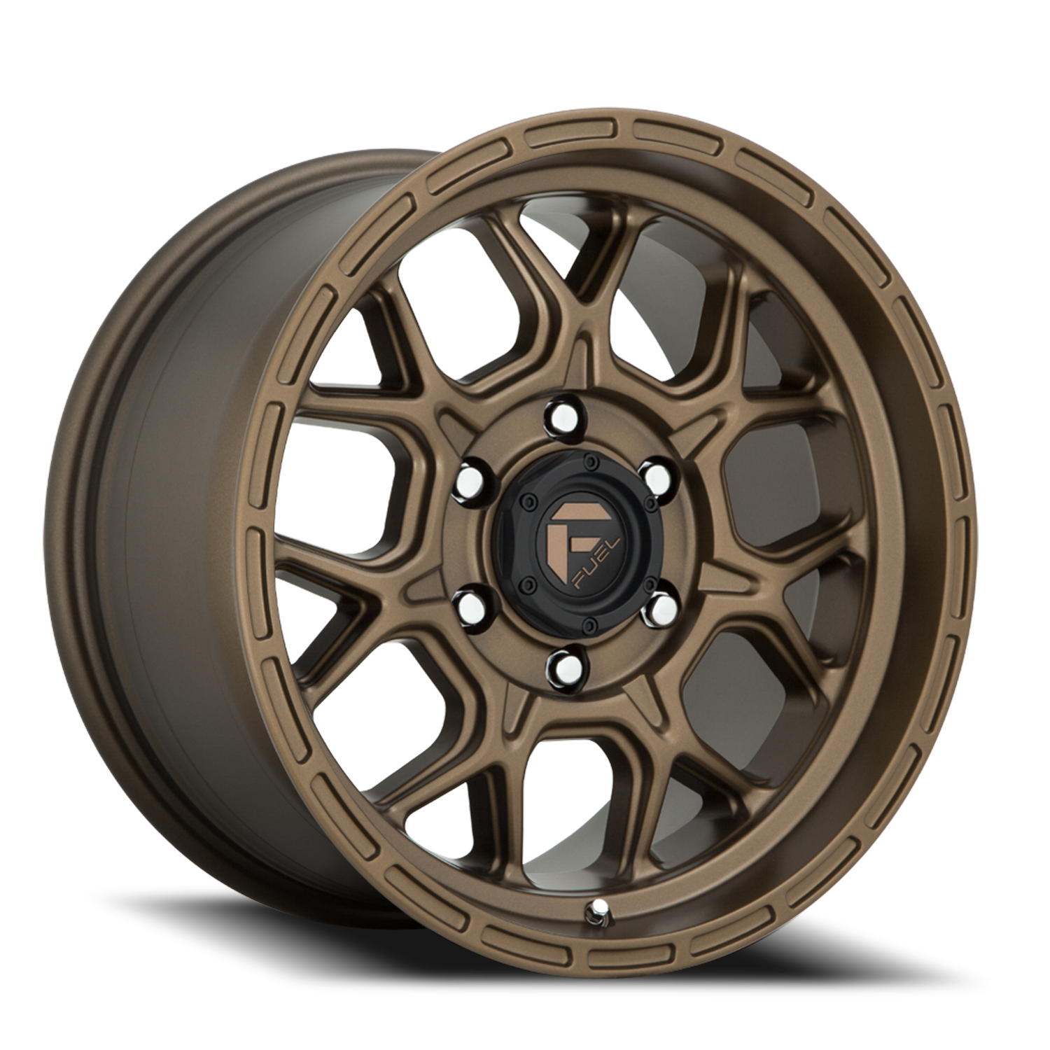 Aluminum Wheels 17X9 Tech D671 6 On 139.7 Matte Bronze 106.1 Bore 1 Offset Fuel Off Road Wheels