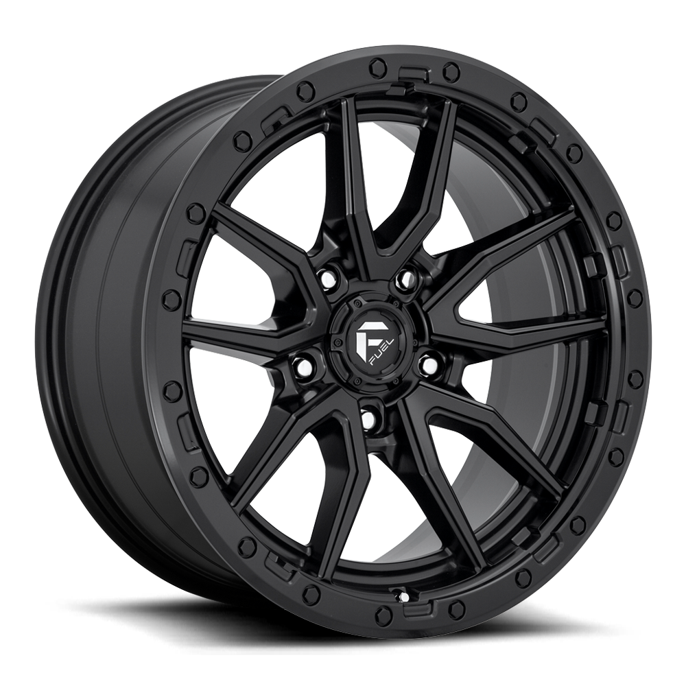 Aluminum Wheels 17X9 Rebel D679 5 On 150 Matte Black 110.2 Bore 1 Offset Fuel Off Road Wheels