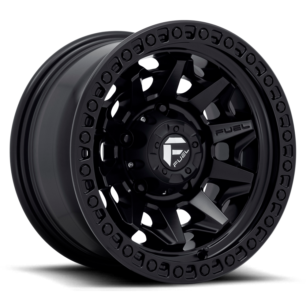 Aluminum Wheels 15X8 Covert D694 5 On 114.3 Matte Black 72.7 Bore -19 Offset Multi Spoke Fuel Off Road Wheels