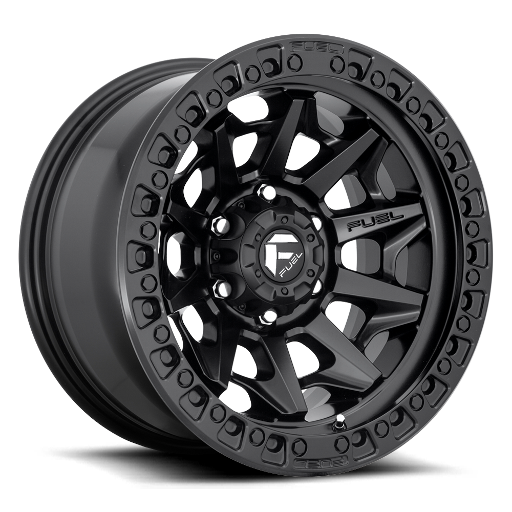 Aluminum Wheels 17X9 Covert D694 8 On 170 Matte Black 125.12 Bore 1 Offset Multi Spoke Fuel Off Road Wheels