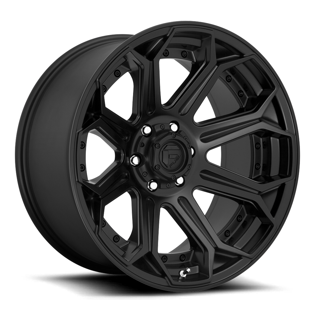 Aluminum Wheels 18X9 Siege D706 5 On 150 Matte Black 110.2 Bore 1 Offset Fuel Off Road Wheels