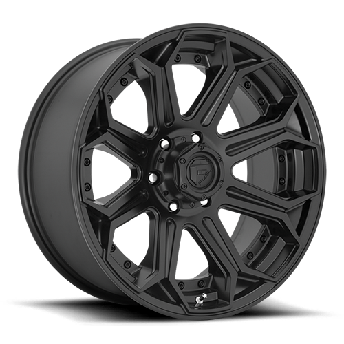 Aluminum Wheels 18X9 Siege D706 6 On 139.7 Matte Black 106.1 Bore 1 Offset Fuel Off Road Wheels