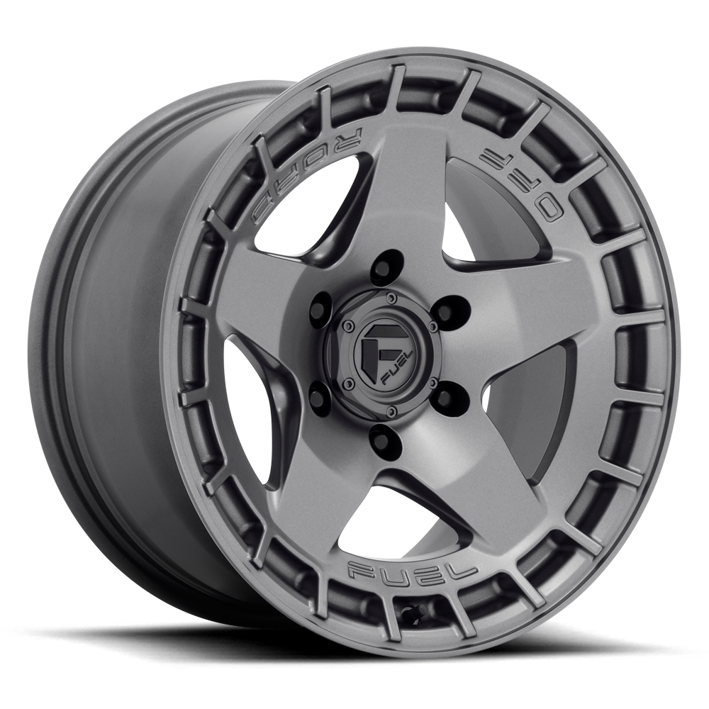 Aluminum Wheels 17X9 Warp D734 5 On 150 Matte Gunmetal Gray 110.2 Bore 1 Offset Fuel Off Road Wheels