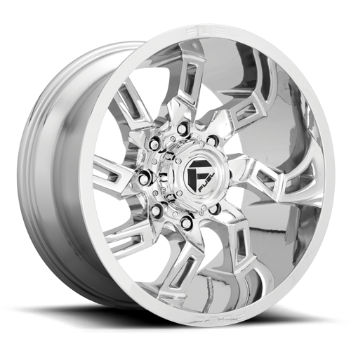 Aluminum Wheels 22X10 Lockdown D746 6 On 135 Chrome 87.1 Bore -18 Offset Fuel Off Road Wheels