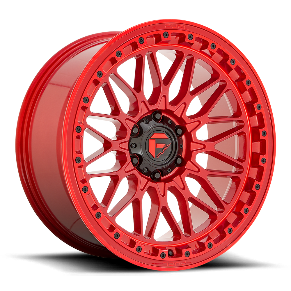 Aluminum Wheels 17X9 Trigger D758 5 On 127 Candy Red 71.5 Bore 1 Offset Fuel Off Road Wheels