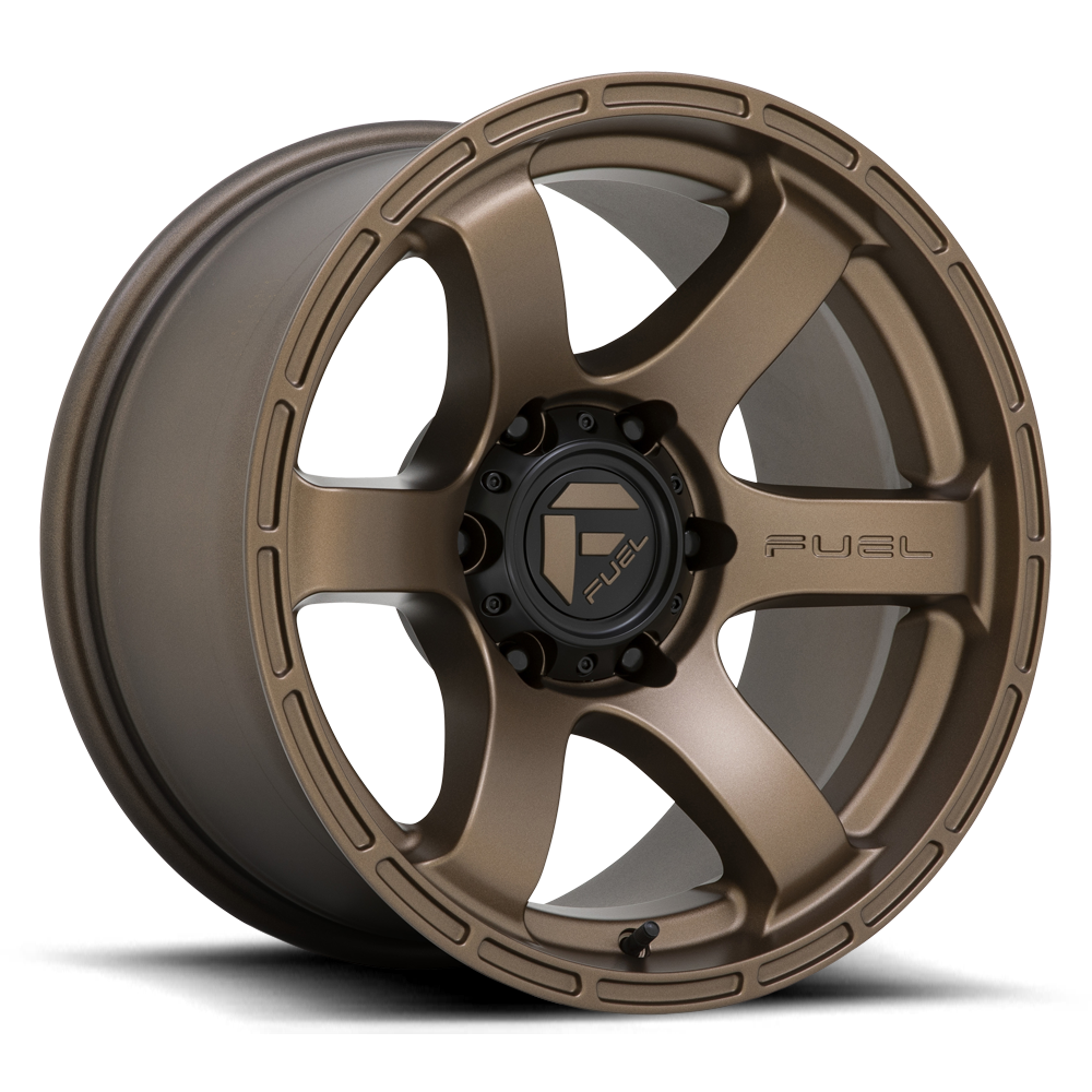 Aluminum Wheels 17X9 Rush D768 6 On 139.7 Matte Bronze 106.1 Bore -12 Offset 30.2 Lbs Fuel Off Road Wheels