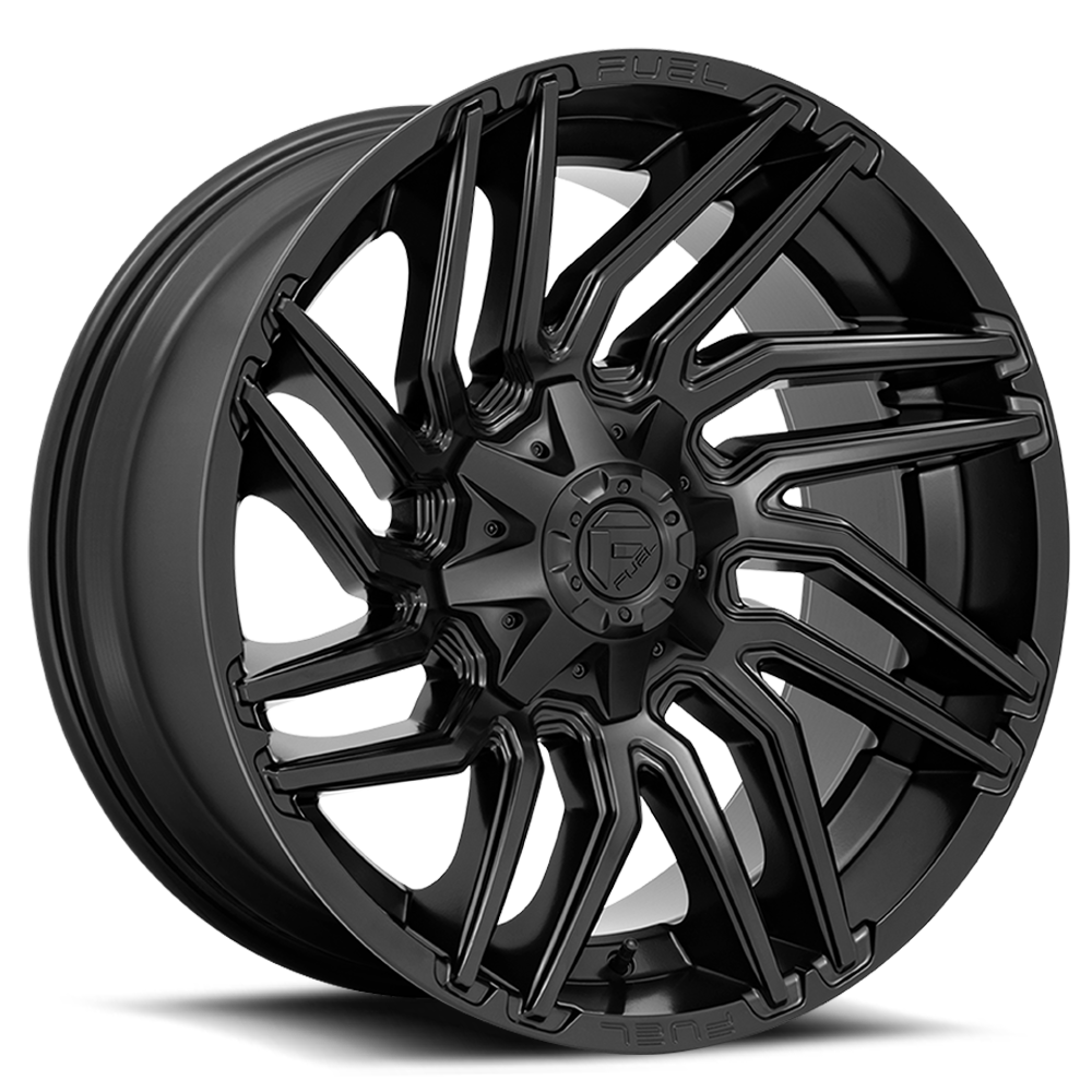 Aluminum Wheels 20X10 Typhoon D775 8 On 170 Matte Black 125.1 Bore -18 Offset Fuel Off Road Wheels