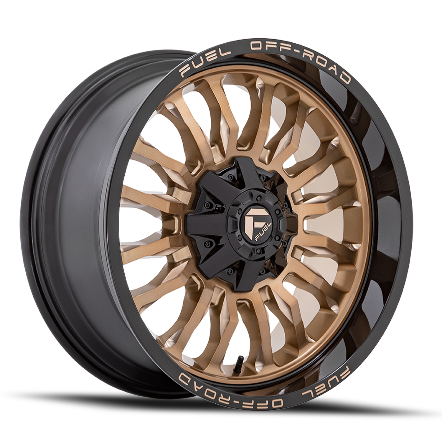 Aluminum Wheels 20X9 Arc D797 6 On 139.7 Platinum Bronze/Black Lip 106.1 Bore 1 Offset Fuel Off Road Wheels