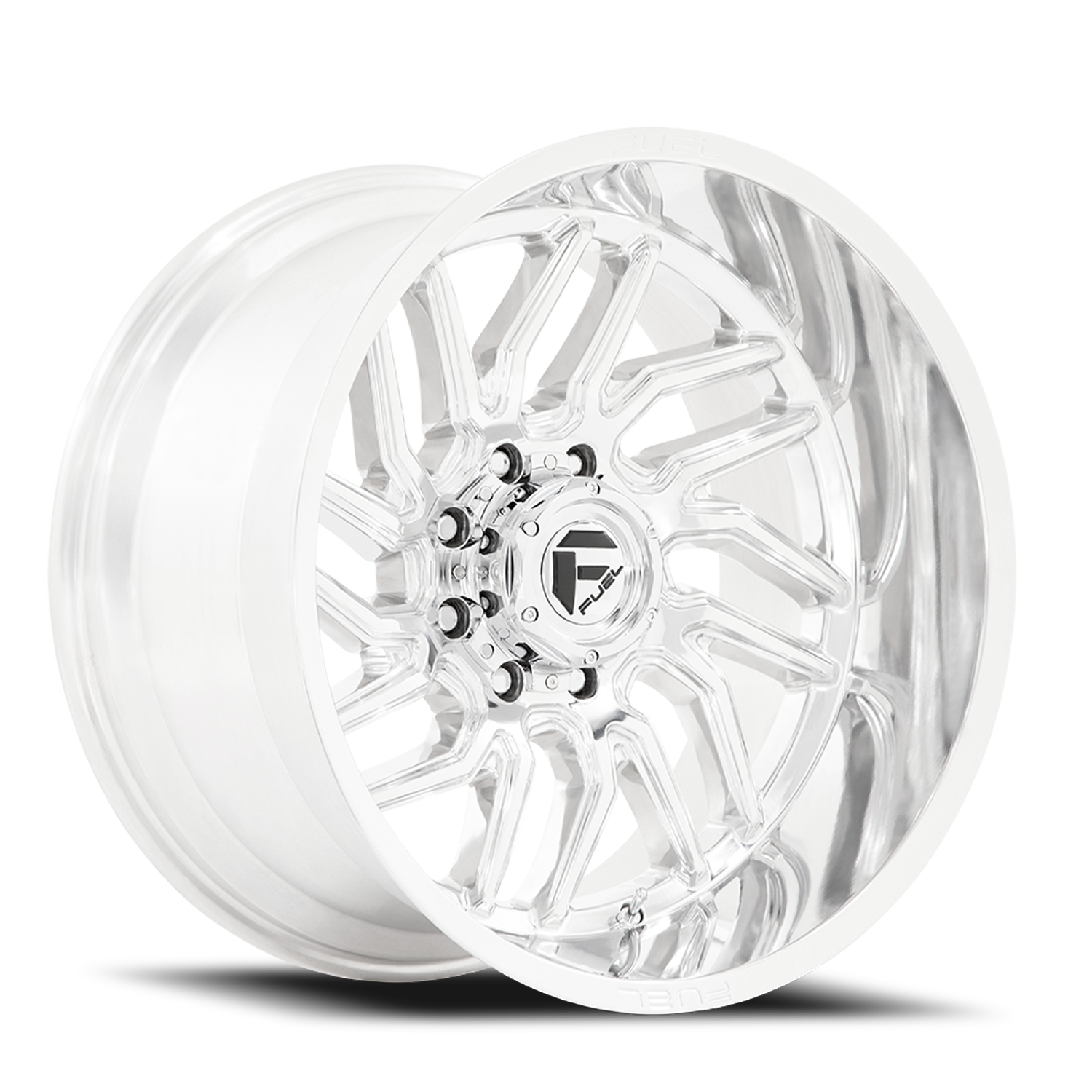 Aluminum Wheels 20X10 Hurricane D809 8 On 170 Polished Milled 125.1 Bore -18 Offset Fuel Off Road Wheels