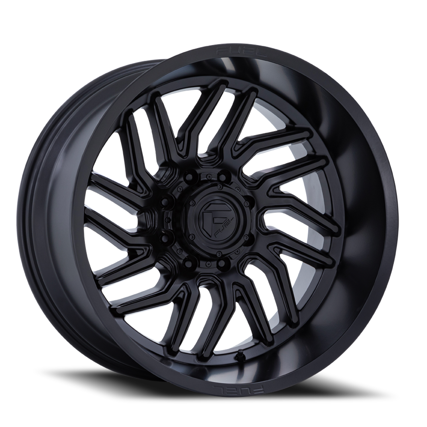 Aluminum Wheels 22X12 Hurricane D864 8 On 170 Blackout 125.1 Bore -44 Offset Fuel Off Road Wheels