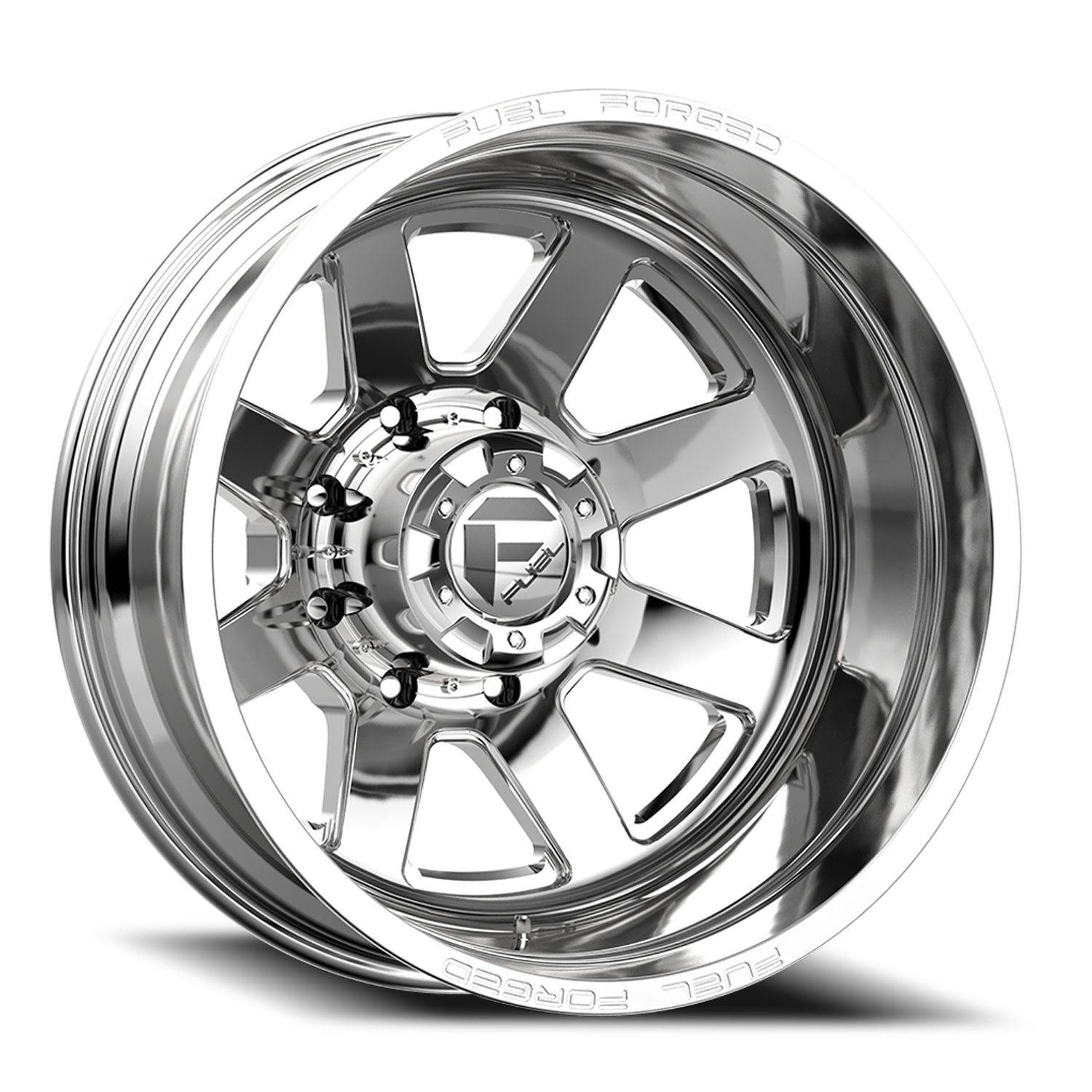 Dually Wheels 22X8.5 FF09D Dually DE09 PO 8 On 200 Polished 142.2 Bore -202 Offset Outer Dually Fuel Off Road Wheels