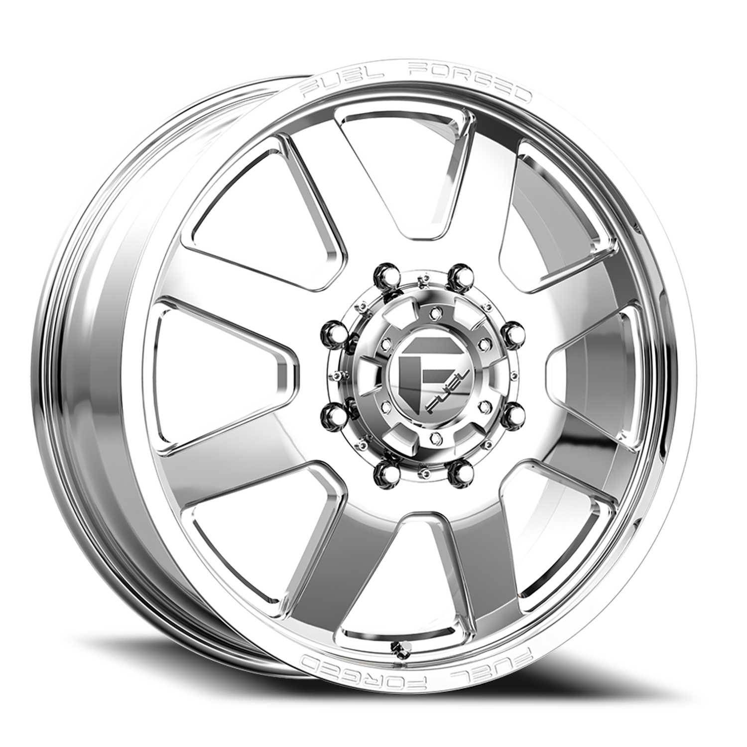 Dually Wheels 24X8.25 FF09D Dually DE09 PO 8 On 210 Polished 154.3 Bore 105 Offset Front Dually Fuel Off Road Wheels